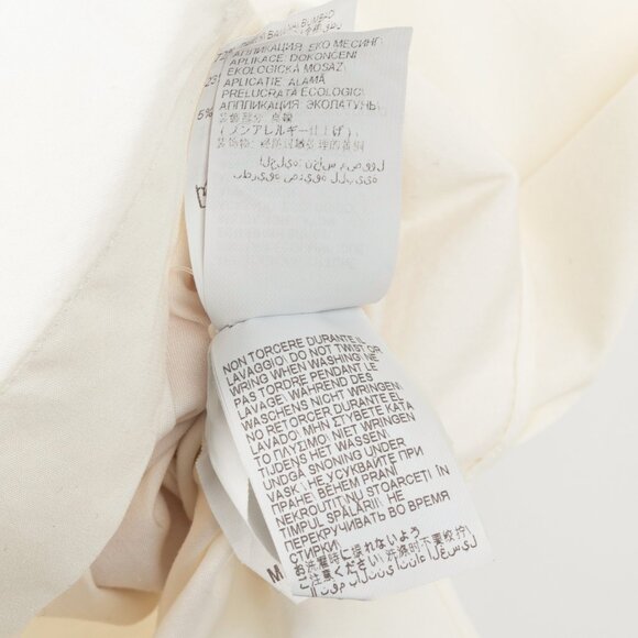 Brunello Cucinelli SS/17 Off-White Cotton Poplin Monili-Collar Shirt - Picture 11 of 13